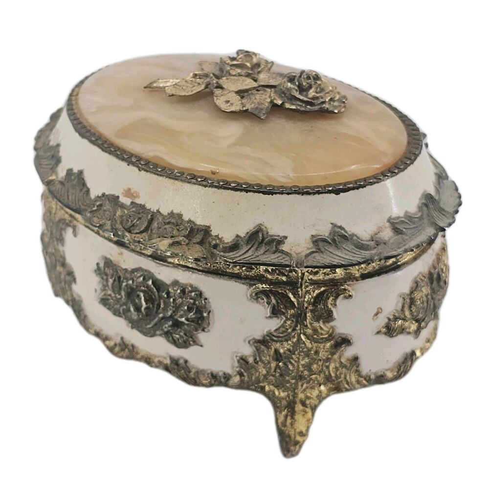 Filigree Jewelry Music Box Art nouveau The Godfather Music Mobwife Regency READ